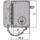 Cerradura Ucem Seguridad 4500-s-he/ Izquierda