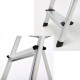 Oryx Escalera Aluminio 4 Peldaños Plegable, Uso doméstico, Antideslizante, Ligera y Resistente