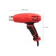 Pistola Aire Caliente 2000 Watt. 2 Potencias Con  Accesorios. Decapador, Pistola Decapar Aire Caliente