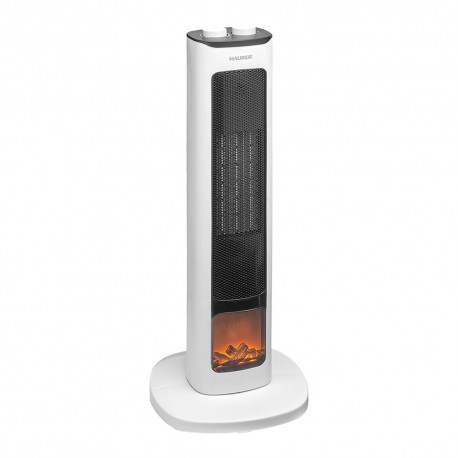 Calefactor Ceramico PTC Torre Efecto Llama 2000 Watt. Oscilante. Termoventilador Electrico