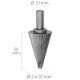 Fresa Conica Hss Ø 6-32 mm. Para Taladro / Fresadora
