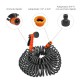 Manguera  Extensible Autoenroscable Espiral 15 Metros Con Pistola y Conectores