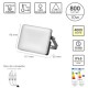 Foco Led Plano Potencia 10 Watt.800 Lumenes. Luz blanca 4000ºK Protección IP65. Cuerpo Aluminio. Foco Exteriores / Interiores.